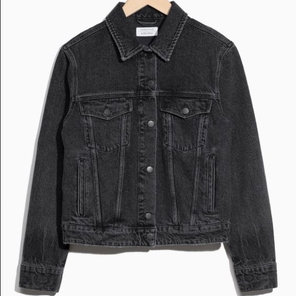 black denim jacket size 4